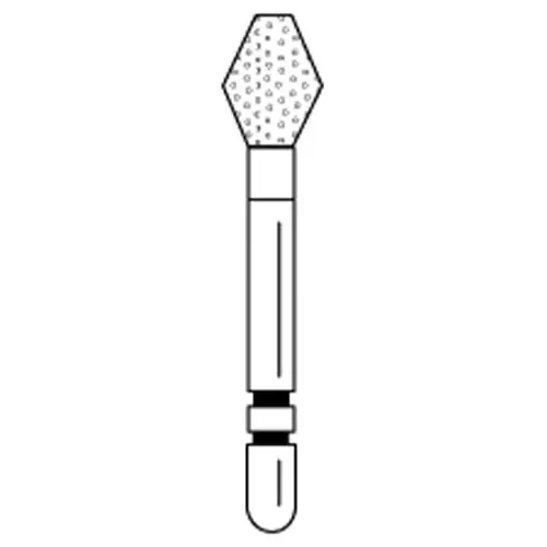 Premier Two Striper Diamond Bur FG #230 Coarse Barrel, Friction Grip, Green Ring, 5/Pk, 2015063 thumbnail 8