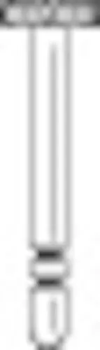 Premier Two Striper Diamond Bur, FG, Wheel #863, Coarse, Green, 4.7 mm, 5/Pk, 2015545 thumbnail 4