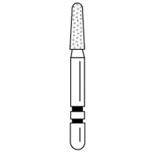 Two Striper Diamond Bur, FG, Round-End Taper, 770.5, Coarse, Green, 1.8 mm, 5/Pk, 2015456 thumbnail 4