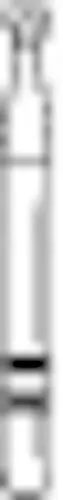 Two Striper® Diamond Bur, FG, Fine, Inverted Cone, #310.1F, 5/Pkg, 1.3 mm Major/0.9 mm Minor Diameter, 1.0 mm Length, 2015233 thumbnail 2