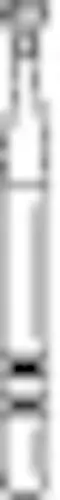 Two Striper® Diamond Bur, FG, Coarse, Green, Inverted Cone, #315.1.75C, 5/Pkg, 1.6 mm Major/1.1 mm Minor Diameter, 1.75 mm Length, 2015790 thumbnail 3