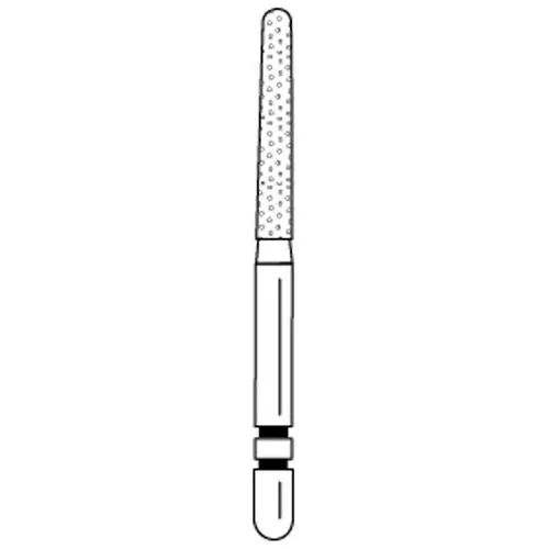 Two Striper Operative Diamond Bur, FG, Round End Taper, #783.10, Fine, Red, 1.8 mm Major/1.3 mm Minor, 10 mm Length, 5/Pk, 2015438 thumbnail 3