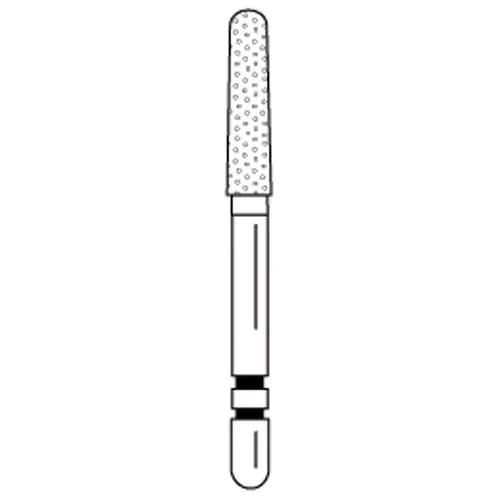 Two Striper Diamond Bur, FG, Round-End Taper, 784.8, Fine, Red, 2.0 mm Major/1.6 mm Minor, 5/Pk, 2015440 thumbnail 4