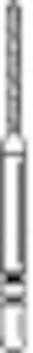 Two Striper Diamond Bur, FG, Modified Beveled Cylinder, 510.8, Coarse, Green, 1.0 mm Diameter, 8.0 mm Length, 5/Pk, 2015974 thumbnail 4