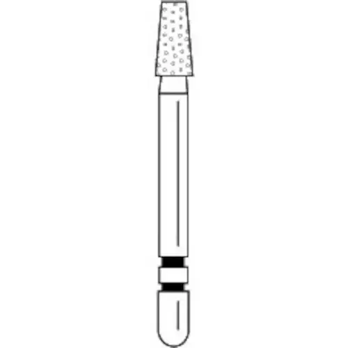 Two Striper Diamond Burs, FG, Flat-End Taper, 708.4, 2.0 mm, Coarse, Green, 5/Pk, 2015351 thumbnail 4