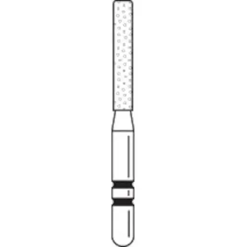Two Striper® Diamond Bur FG, KR Cylinder, Coarse, Green Ring, #521.8, 1.4 mm Diameter, 8.0 mm Length, 5/Pkg, 2015990 thumbnail 3
