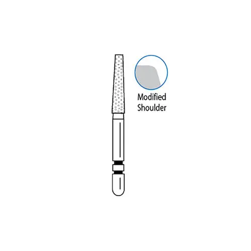 Two Striper Diamond Bur FG, KR Taper Flat End, Coarse, Green, 703.8CKR, 5/Pk, 2015352 thumbnail 8