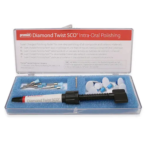 Diamond Twist SCO Intra-Oral Polishing System Kit, 3 g Paste Syringe, 2019002 thumbnail 4