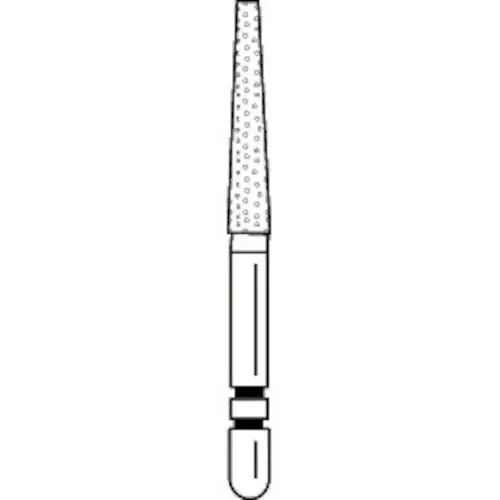 Two Striper Diamond Bur, FG, Flat-End Taper, #703.10, Coarse, Green, 5/Pk, 2015347 thumbnail 8