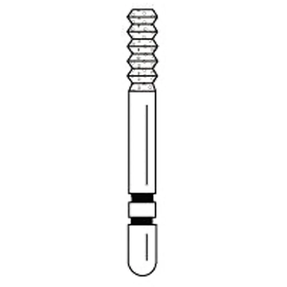 Two Striper Diamond Bur, FG, Crown Cut, SC5, Coarse, Green, 1.7 mm Diameter, 5.0 mm Length, 5/Pk, 2015573 thumbnail 9