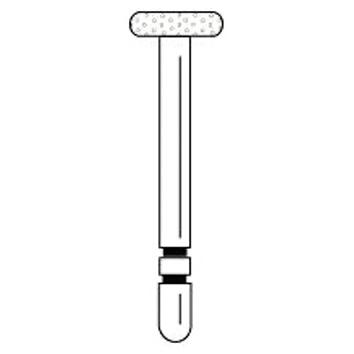 Premier Two Striper Diamond Bur, Wheel, Fine, Friction Grip, #863F, 4.7 mm, 5/Pk, 2015555 thumbnail 3