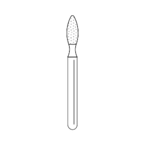 Solo Diamond® Single-Use Diamond Burs FG, Football, #1920, 2.0mm, Fine, Red, 25/Pk, 368020F thumbnail 9