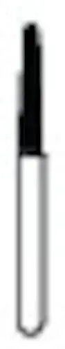 Premier Solo Diamonds Round End Taper, Fine Grit, 1114.8F, 25/Box, 856014F - Solo Diamonds, , 1114.8F, 25/Box, Fine, 856014F - Image 1