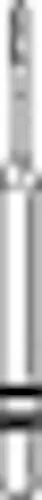 Two Striper MicroPrep Diamond Bur, FG, MP38, Medium, Blue, Cylinder Round End, 0.7 mm, 5/Pk, 2015959 thumbnail 4