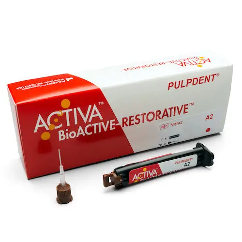 Activa BioACTIVE-Restorative Single Refill, A2, 5 mL (8 g) Syringe with 20 Mix Tips, VR1A2 thumbnail 19