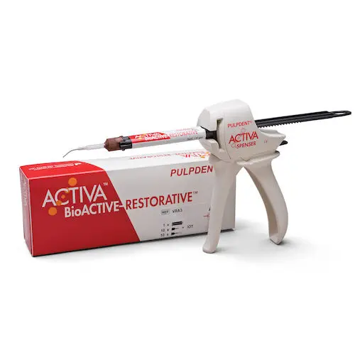 Activa BioACTIVE-RESTORATIVE Starter Kit, Shade A3, 5 mL/8 g Syringe, with ACTIVA-SPENSER and 20 Mixing Tips, VRA3 thumbnail 10