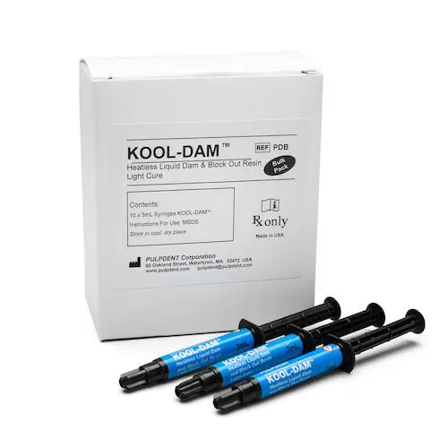 Kool-Dam Liquid Dam and Block-Out Resin, Light-Cure, Bulk Pack, 3 ml Syringes, 10/Pk, PDB thumbnail 9