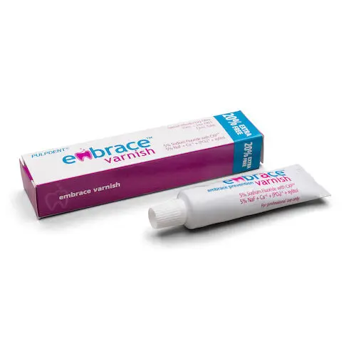 Embrace Varnish 5% Sodium Fluoride with CXP, 12 mL Tube, Bubblegum, 1/Pk, FVT thumbnail 4