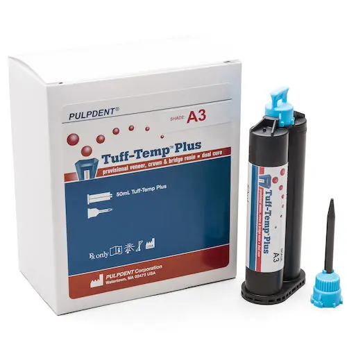 Pulpdent Tuff-Temp Plus Automix Cartridge Refill, Shade A3, 50mL, with 10 Mix Tips, TTP50A3 thumbnail 10