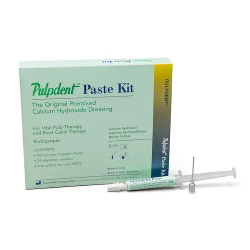 Pulpdent Paste Pulp Capping Syringe Kit, 3 mL Syringe + 24 Sterile 18-Gauge Blunt Needles, PSYK thumbnail 9