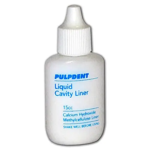 Pulpdent Cavity Liner, Liquid Calcium Hydroxide, 15 ml Bottle, PCL thumbnail 4