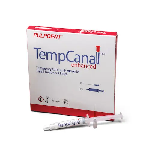 TempCanal Enhanced Calcium Hydroxide Canal Treatment Paste Kit, 3 mL Syringe with 12 Endodontic Irrigation Needles (27 Gauge x 1", 2-Side-Vent), TEK thumbnail 9