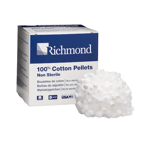 Richmond Cotton Pellets, Size #4, 1/8" Diameter, 3000/Box, 100109 thumbnail 14