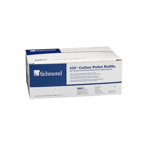 Richmond Dental Cotton Pellets, Assorted Sizes #1-#4, Refill, 12 Packs/Box, 100900 thumbnail 11