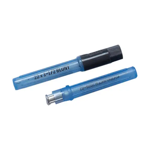 Monoject Endodontic Blunt Cannula, 22 Gauge, 1-1/2" Length, Luer Lock, Sterile, 25/Box, 8881202389 thumbnail 2