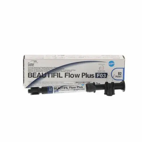 Beautifil Flow Plus Hybrid Composite, Light-Cure, Syringe Refill, F03 Low Flow, Shade B2, 2.2 g, 1/Pk, 2067 thumbnail 3