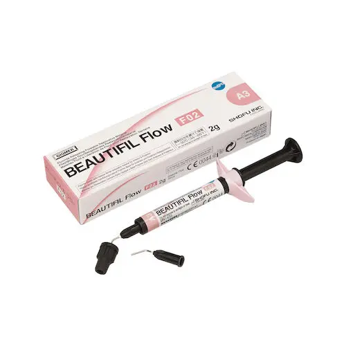 Beautifil Flow F02 Low Flow Flowable Composite, Shade A3, 2g Syringe with 5 Needle Tips, Refill, #1433 thumbnail 11