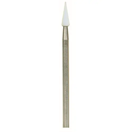 Shofu Dura-White Stone, CN1 Pointed Cone, CA (Contra Angle) Shank, ISO #024, White, 12/Pkg, 0221 thumbnail 13