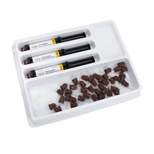 Geristore Syringeable Value Kit, Shade A2, Dual-Cure Self-Adhering Resin-Modified Glass Ionomer, 3 x 10 g Syringes, 031458550 thumbnail 8