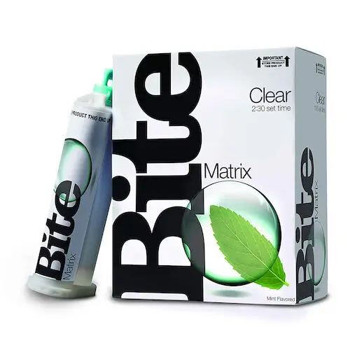 Clear Bite VPS Bite Registration Material, Flexible, Peppermint, 48 mL Cartridge Refill, 2/Pk, SPD1104 thumbnail 8