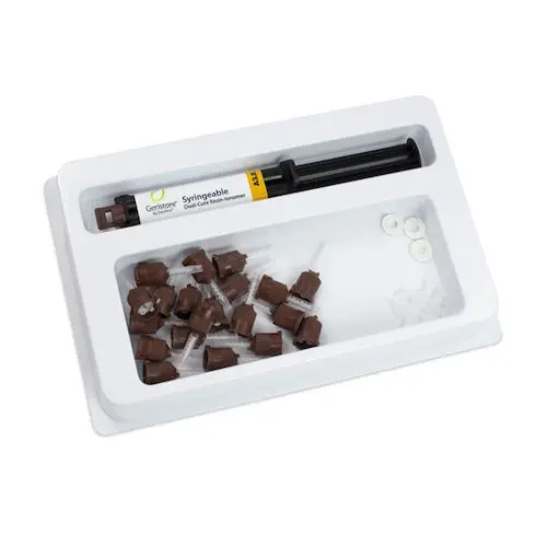 Geristore Syringe Kit, Shade A3.5, Automix, 10g Syringe with Tips, 031457730 - Geristore, Syringe Kit, A3.5, Automix, 031457730 - Image 1