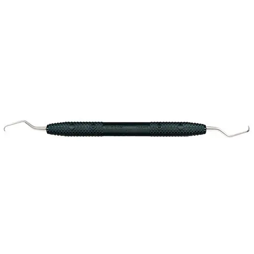 PDT Amazing Gracey 7/8 Extended Reach Mini Rigid Curette, Black Resin Handle, Double End, R004R thumbnail 3