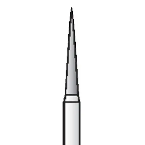 SS White Revelation Diamond Bur #858-014C, Coarse, Cone Round End, Friction Grip, 5/Pk thumbnail 3