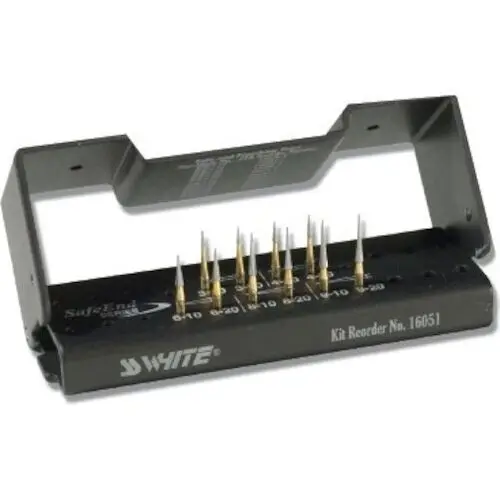 SS White Safe End Series Trimming & Finishing Carbide Bur Kit, 10/Pk, FG, 16051 thumbnail 3