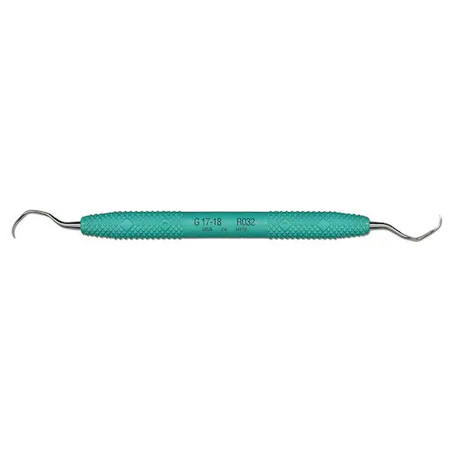 PDT Amazing Gracey Curette 17/18, Double-Ended, Green Resin Handle, R032 thumbnail 8