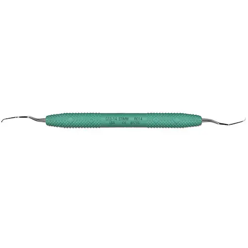Amazing Gracey 13-14 Extended Reach Micro Mini Curette with Green Handle, R014 thumbnail 2