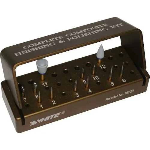 SS White Complete Composite Finishing & Polishing Kit, 12-Piece, 18220 thumbnail 4