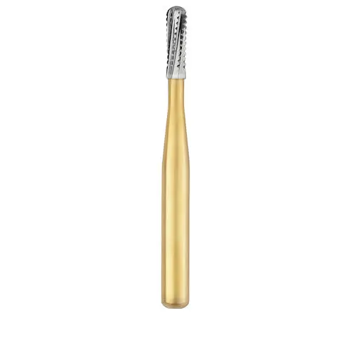 Great White Gold Series Carbide Bur, FGSS, Straight Fissure Round End Cross Cut, #GW2S, 1.2 mm Diameter, 3.8 mm Head Length, 10/Pk, 15064 thumbnail 4