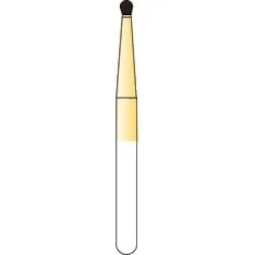 Great White Gold Series Carbide Bur, FG, Pear, #GW2P, 10/Pk, 18209 thumbnail 4