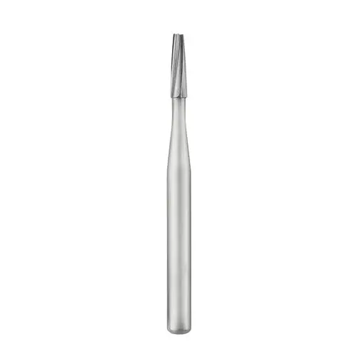 SS White FG #171 Taper Flat End Fissure Carbide Bur, Plain, 1.2 mm Diameter, 3.8 mm Length, 10/Pk, 15000 thumbnail 4