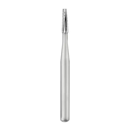 SS White FG #701 Taper Flat End Cross Cut Carbide Bur, Friction Grip, 1.2 mm Head Diameter, 3.8 mm Head Length, 10/Pk, 15015 thumbnail 9
