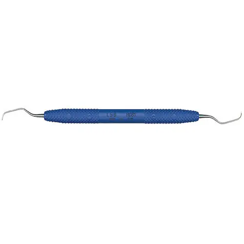 PDT Cruise Universal Curette, Langer 5/6, Double-End, Nautical Blue Resin Handle, R081 thumbnail 4