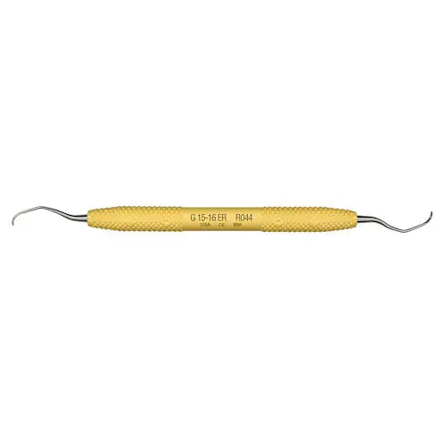 PDT Cruise Gracey 15-16 Extended Reach Curette, Double-Ended, Sunshine Yellow Handle, R044 thumbnail 3