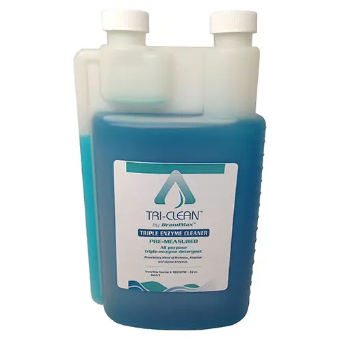 Tri-Clean™ Triple Enzymatic Cleaner Concentrate, Pre-Measured 32 oz (1 Quart) Bottle, BEC32PM thumbnail 2
