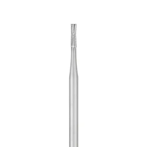 SS White #557 Carbide Bur, HP, Straight Fissure Flat End Cross Cut, 1.0 mm Diameter, 3.8 mm Length, 10/Pk, 14871 thumbnail 4
