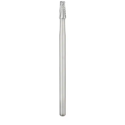 SS White Oral Surgery Carbide Bur #703L, Tapered Fissure Cross Cut, HP Shank #4, 44.5 mm Length, 2.1 mm Diameter, Sterile, 10/Pkg thumbnail 3